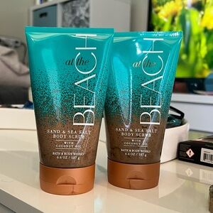 2X Bath & Body Works 6.6 Ounce Sand & Sea Salt Scrub At the Beach